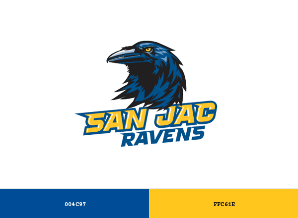 San Jacinto Ravens brand color palette