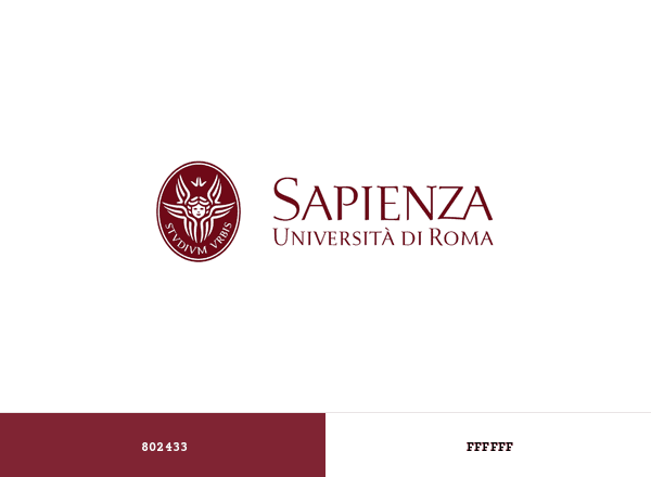 Sapienza University Rome brand color palette