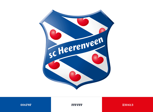 SC Heerenveen brand color palette