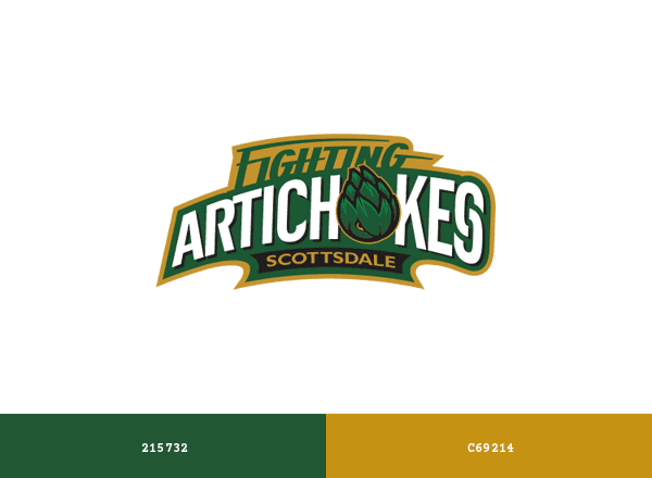 Scottsdale Fighting Artichokes brand color palette