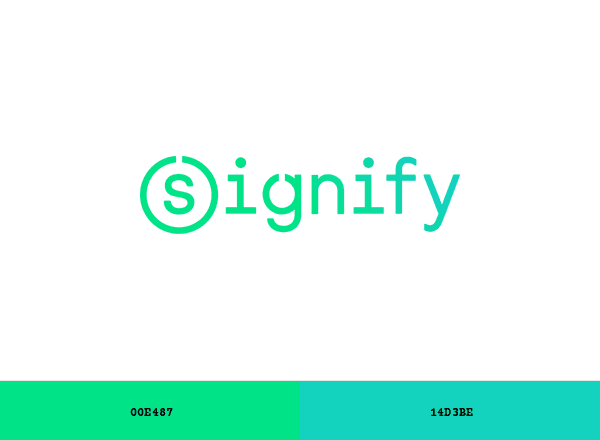 Signify N.V. brand color palette
