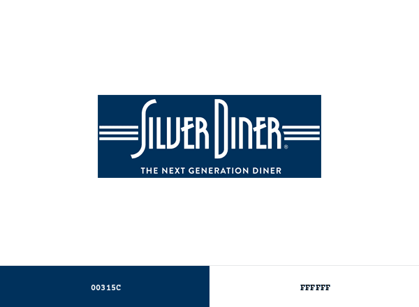 Silver Diner brand color palette