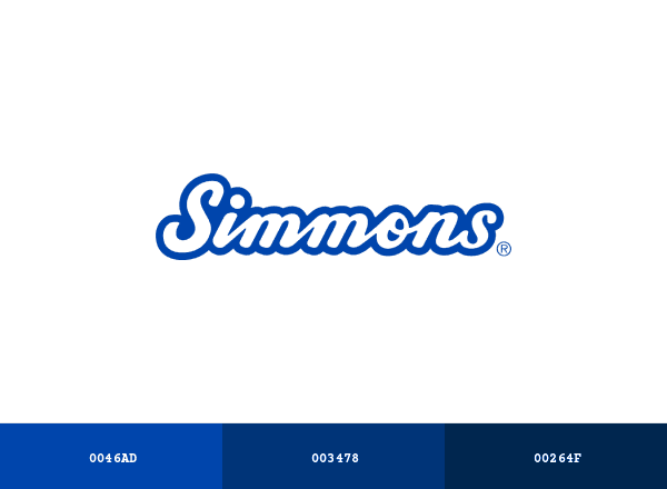 Simmons Pet Food brand color palette