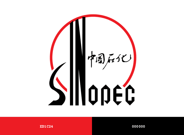 Sinopec brand color palette