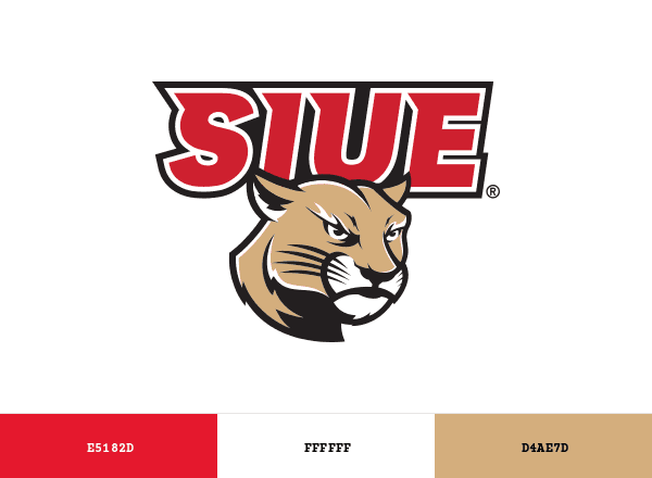 SIU Edwardsville Cougars brand color palette