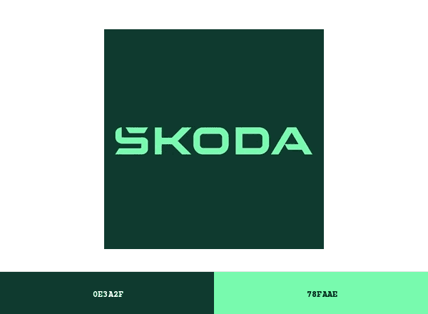 Škoda Auto brand color palette