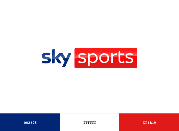 Sky Sports brand color palette