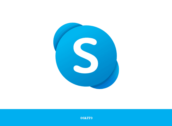 Skype brand color palette