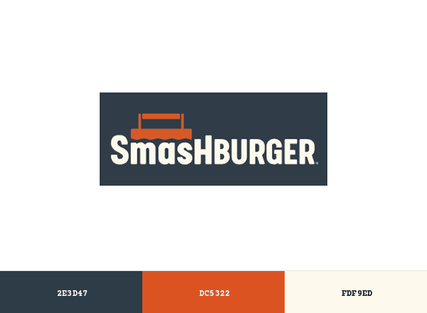 Smashburger brand color palette