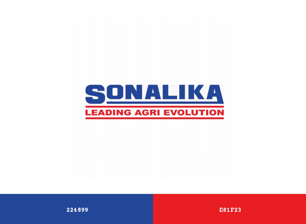 Sonalika Group brand color palette