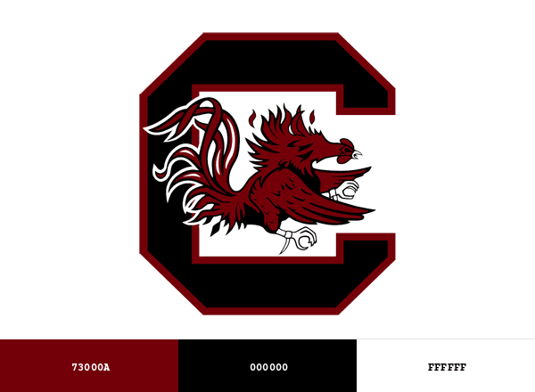 South Carolina Gamecocks brand color palette