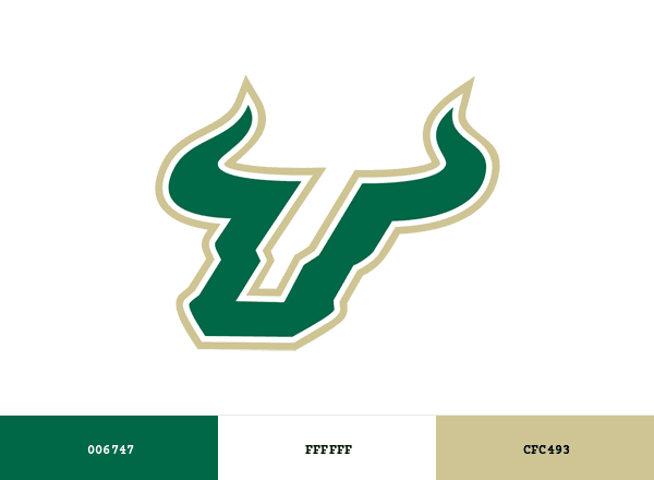 South Florida Bulls brand color palette