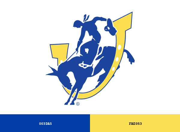 Southern Arkansas Muleriders brand color palette