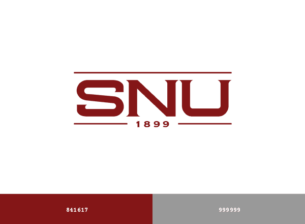 Southern Nazarene University brand color palette