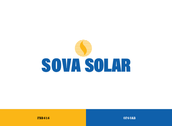 Sova Solar brand color palette