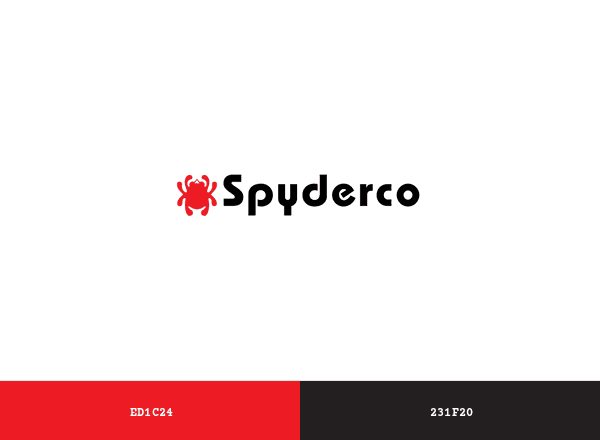 Spyderco brand color palette