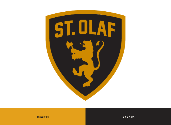 St. Olaf Oles brand color palette