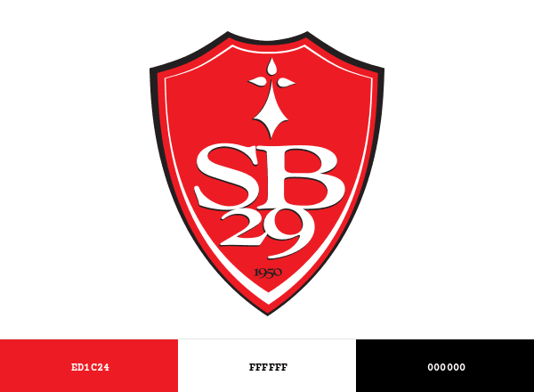 Stade Brestois 29 brand color palette