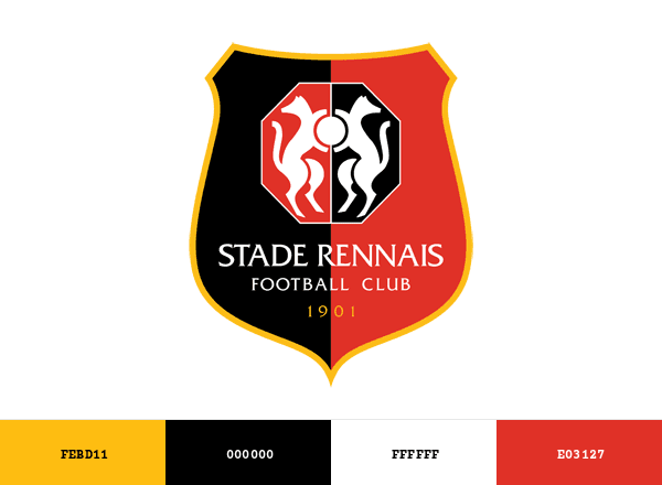 Stade Rennais FC brand color palette