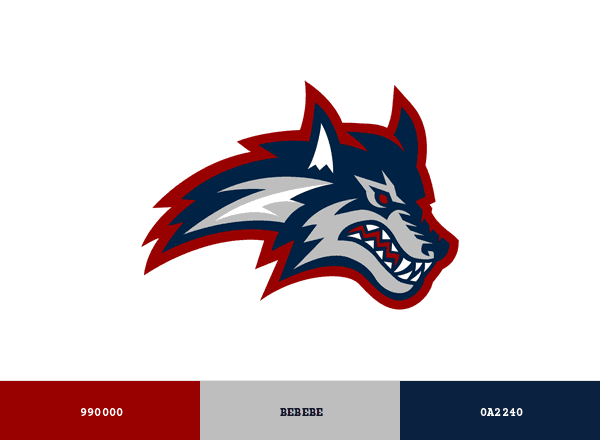 Stony Brook Seawolves brand color palette