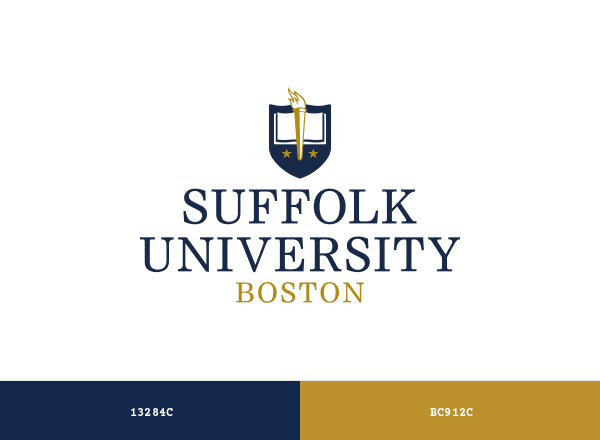 Suffolk University brand color palette