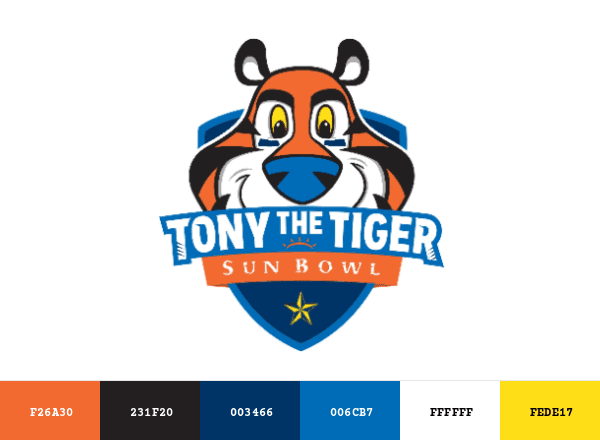 Sun Bowl brand color palette