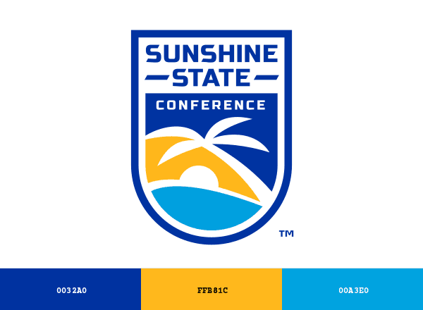 Sunshine State Conference brand color palette