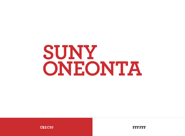 SUNY Oneonta brand color palette