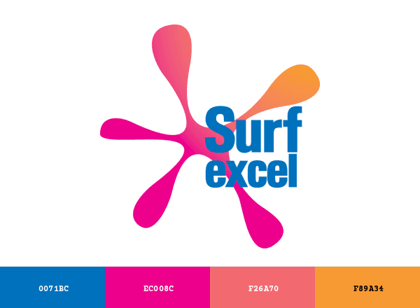 Surf Excel brand color palette