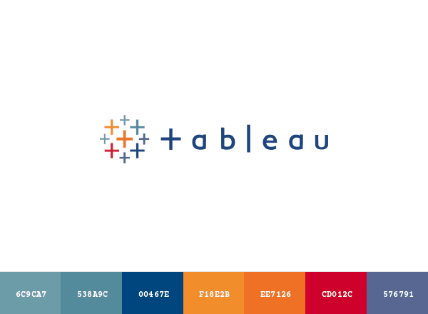 Tableau Software brand color palette