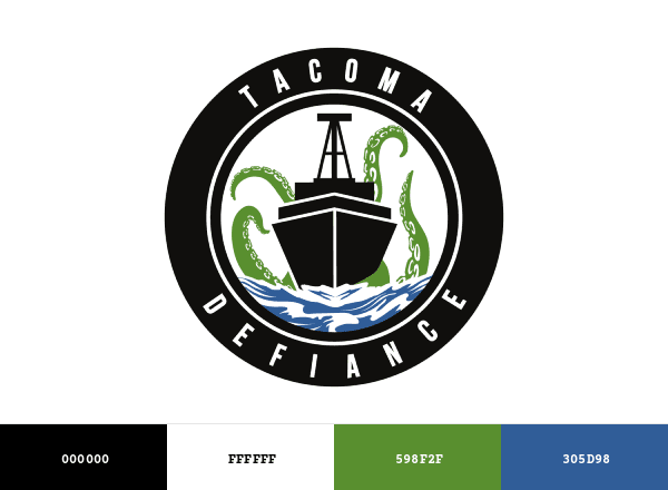 Tacoma Defiance brand color palette