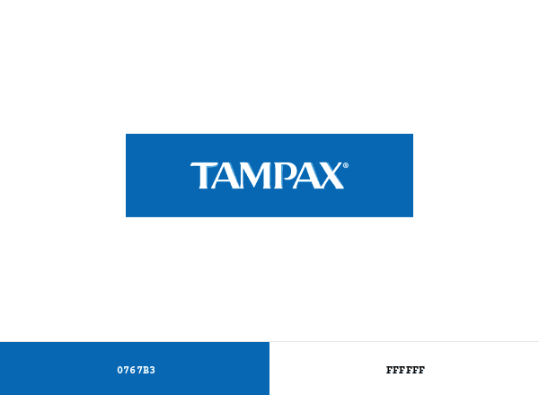 Tampax brand color palette