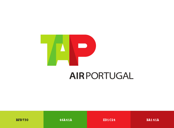 Tap Air Portugal brand color palette