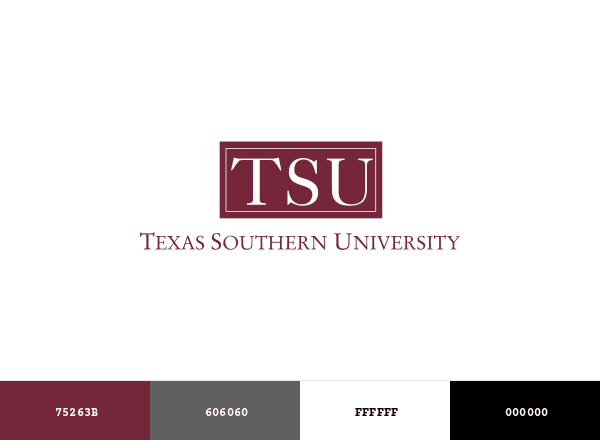 Texas Southern University brand color palette