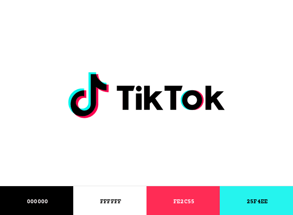 Tiktok brand color palette