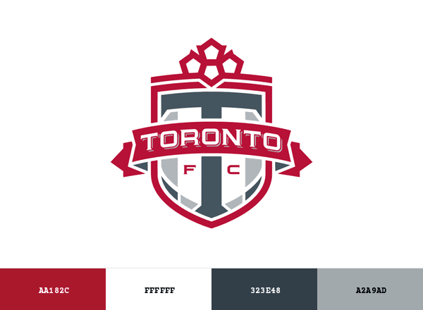 Toronto Football Club brand color palette