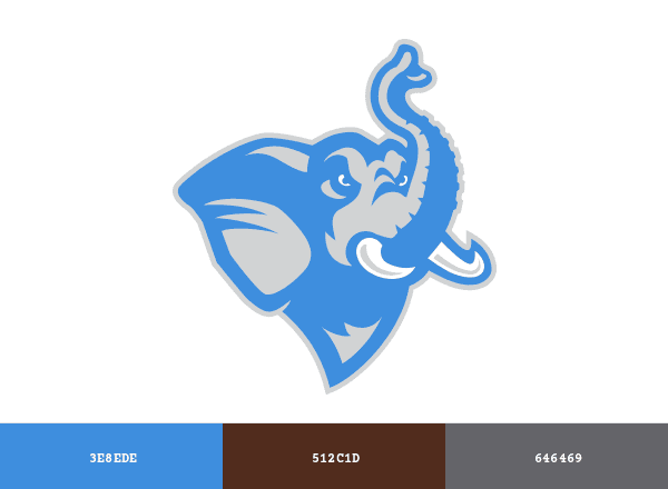 Tufts Jumbos brand color palette
