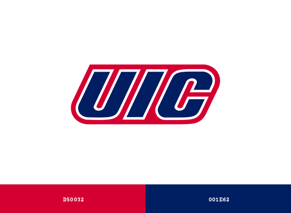UIC Flames brand color palette