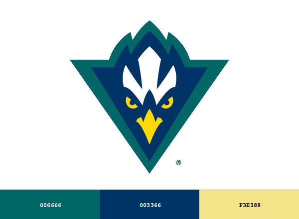 UNC Wilmington Seahawks brand color palette