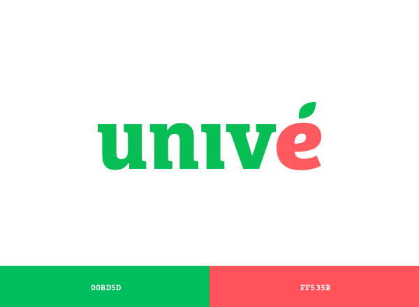 Univé brand color palette