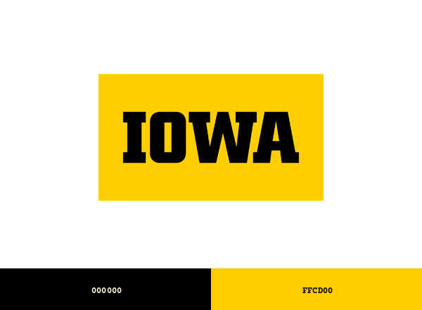 University of Iowa brand color palette