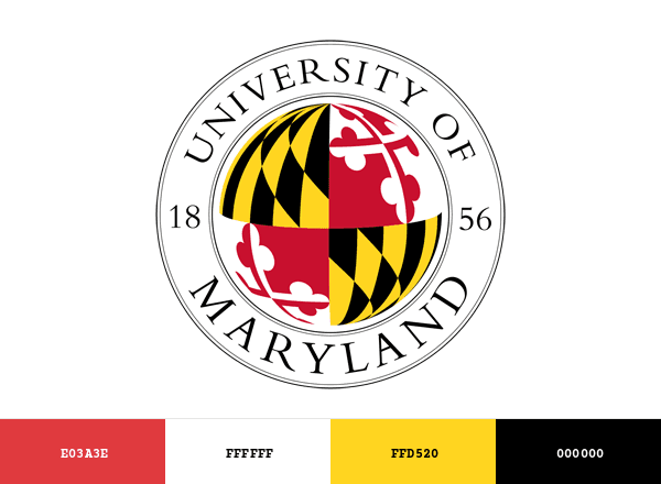 University of Maryland, College Park brand color palette