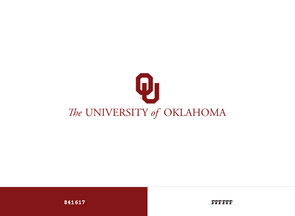 University of Oklahoma brand color palette