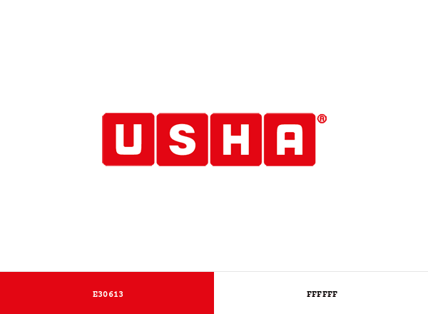 Usha brand color palette