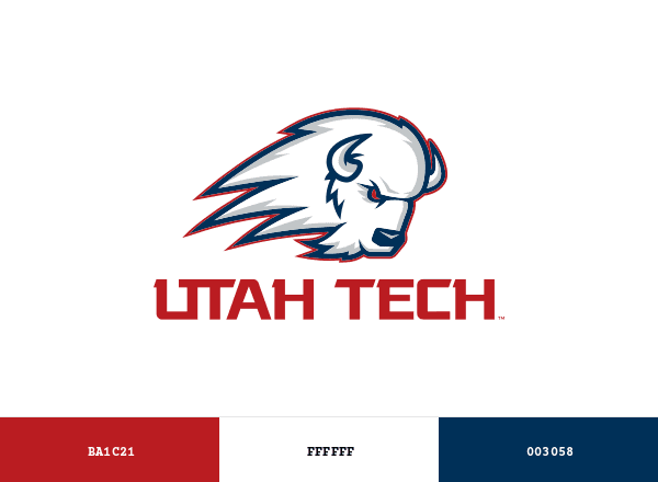 Utah Tech Trailblazers brand color palette