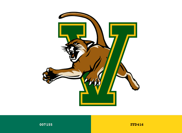 Vermont Catamounts brand color palette