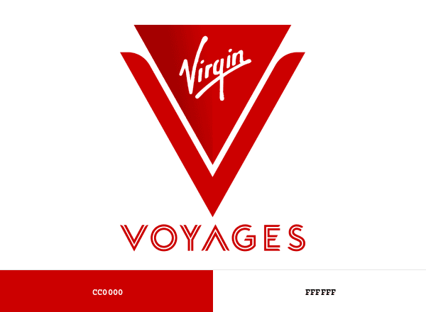 Virgin Voyages brand color palette