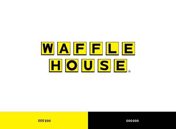 Waffle House brand color palette