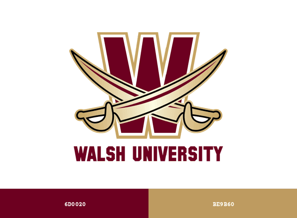 Walsh Cavaliers brand color palette