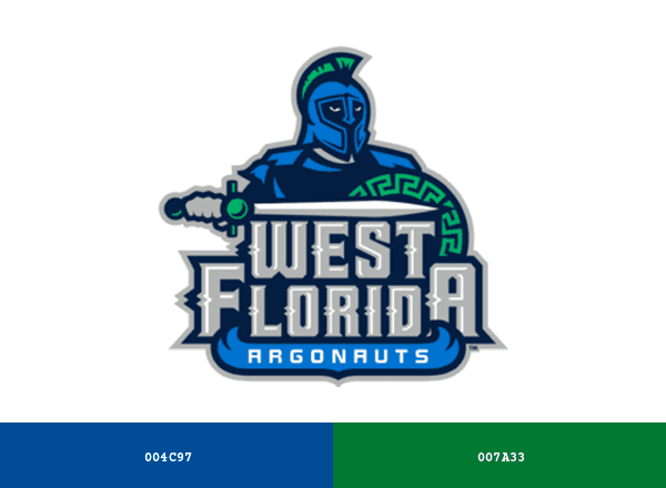 West Florida Argonauts brand color palette